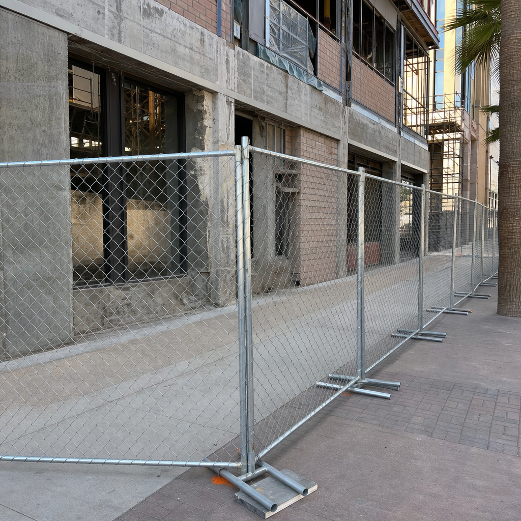 Construction Site Fencing in Mesa